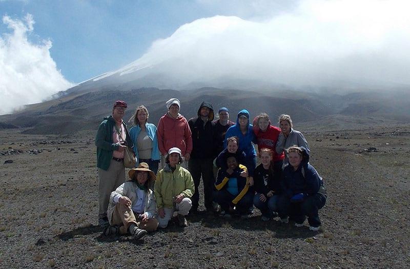 Maryville University pre-medicine program students at Galapagos Islands during study abroad trip